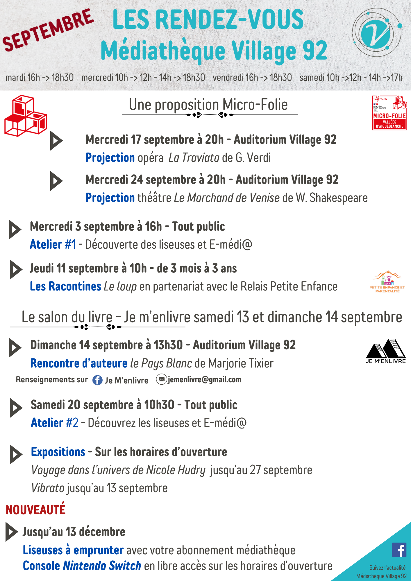 prog SEPTEMBRE