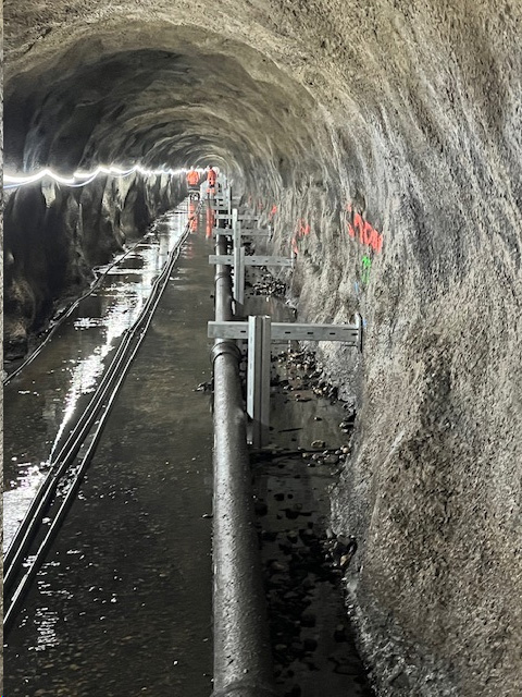 TR 1 Travaux Conduite eau Galerie EDF 5